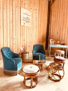 Vintage Romance - Salon Lounge Bleu